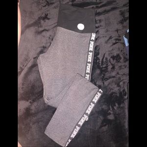 Gray High Waisted Leggings